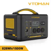 VTOMAN Jump 1500X Portable Power Station 1500W 828Wh LiFePO4 Battery Generator