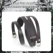 Leather Shoulder Strap With Padded For Mamiya M645 1000S C220F C330 C330S Camera