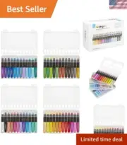Artist Gel Stick Crayons – 48 Creamy Colors for Blending on Paper, Wood, Canvas