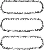 [Brlyeeanze] 10 Inch Chainsaw Chain (3/8" LP Pitch .050" Gauge 40 Drive Links), Fits for Ryobi Cordless Pole Saw 18v chainsaw TP26 TP30 P540 P540A P540B - 3 pack
