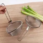 Oval Hot Pot Colander Fine Mesh Leak Spoon Tableware Oil Pot Strainer Kitchen
