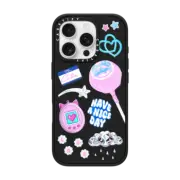 iPhone 16 Pro Impact Case MagSafe Compatible Y2K Collage