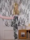 Tassel Fringe String Door Curtain Multicolor Thread Curtain for Divider Sheer