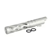 5KU 4.3Inch Aluminum Hollow Outer Barrel for Marui Hi-Capa SILVER #5KU-GB-558-SV