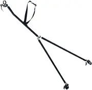 Dickly Bike Trailer Hitch Bike Trailer Connector Hardware Parts Foldable Bike Cargo Trailer for Mountain Bike Outdoor Activities, with Extension Rod