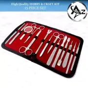 15PCS Gundam Model Tool Kit Gunpla Tools Set Modeler Basic Adult Hobby Craft Set