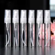 5/15/25x Mini Glass Refillable Travel Perfume Empty Bottle Atomizer Pump Sprays