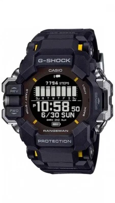 Casio G-Shock Premium Master Of G Rangeman Smartwatch with black strap GPR-H1...