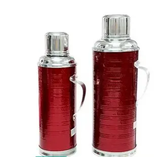 Top POINT 傳統玻璃保溫瓶紅色 1.2L / 2L / Thermos Merah / Pelas Air Pa
