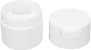 White Lash Glue Storage Tank Press Type Negative Pressure Eyelash Extension Glue Container Beauty Salon