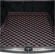 Car Boot Protector for Toyota for Corolla E210 2018 2019 2020 2021 Leather Car Trunk Mat Cargo Liner Tray Boot Cover Pad Car Trunk Mats(Black and Red-A)