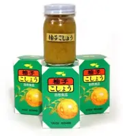 Yuzu Kosho, Yuzu Pepper Paste, Hot Sauce with Yuzu Citrus (Green, 3 Pack)