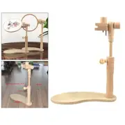Adjustable Wood Shelf for Stitch Embroidery Support Hoop Home Holder for