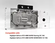 Granzon GPU Water Block For Gigabyte GeForce RTX 4080 SUPER Gaming OC 16G