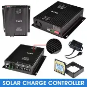 MPPT Solar Charge Controller 12V/24V Bluetooth Panel Charger Regulator 30A