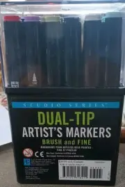 Studio Series Dual-Tip Alcohol Markers, Set Of 24 by Peter Pauper Press...