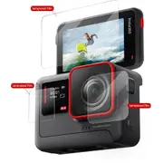 TELESIN Lens and Screen Protectors for Insta360 ACE - Tempered Glass Set