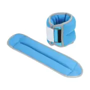 Ankle Weights, Leg Weight Straps Adjustable 3lbs Ankle Weight Sets, Blue