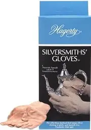 Hagerty 15010 Silversmiths' Gloves 1 Pair, Medium Food, Orange
