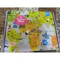 在飛比找蝦皮購物優惠-拼圖卡通兒童益智玩具THE WORLD MAP 世界地圖18