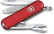 [Victorinox] Swiss Army Pocket Knife Classic SD with 7 Functions, Red, Gift Box Packaging