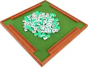 ORFOFE Travel Mahjong Plaything 1 Set Mini Mahjong Kit for Joyful Parties Random