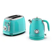 Megachef Mc-Btbk-T 1.7 Liter Electric Tea Kettle And 2 Slice Toaster Combo In