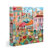 1000pc eeBoo Jigsaw Puzzle 58.4cm Educational Play Game Venice Market 14+