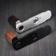 Wood L Hand Grip L Bracket For Nikon F Camera Aluminum Alloy Baseplate