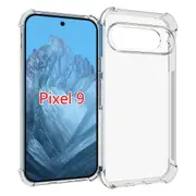 IDEWEI For Google Pixel 9 Clear Back Cover Soft TPU Phone Case Transparent Phone Shell