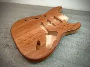 Custom Thinline Strat Body Exotic Eucalyptus Top for HARDTAIL BRIDGE. #S2