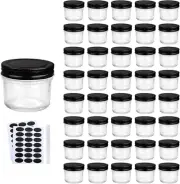 QAPPDA 4Oz Glass Jars with Lids,Small Mason Jars Wide Mouth,Mini Canning Jars