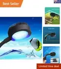 Full Spectrum Aquarium Light, Small Clip Light for Fish Tank Black