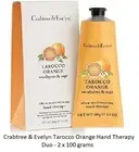Crabtree & Evelyn Orange Tarocco Hand Therapy Duo - 2 x 100 gr - New