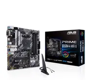ASUS AMD B550M PRIME B550M-A WIFI II (Ryzen AM4) MicroATX Motherboard, Dual M.2, PCIe 4.0, Wi-Fi 6, 1 Gb Ethernet, HDMI, DVI-D, D-Sub, SATA 6G PRIME B550M-A WIFI II