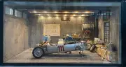 Auto Union Diorama Garage with lights [CMC] 1/18 scale