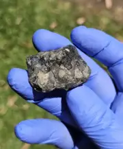 Meteorite**NWA 14404, Eucrite Polymict**40.285 gram Gorgeous individual,w/crust!