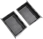 BVOCDNF Underseat Storage Box Compatible for Tesla Model Y Seats Drawer TPE Hidden Storage Tray Push Pull Car Organizer Car Interior Accessories(2pcs)