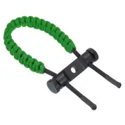 15.75 Inch Bow Wrist Sling 550 Paracord Strap Compound Green 1 Count