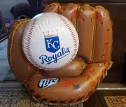 NEW Kansas City Royals Miller Lite Inflatable Baseball Glove Man Cave 36x35"