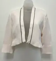 Phase Eight UK12 Eur40 US8 new pale pink Maeve 3/4 sleeve non-fastening jacket