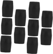 GLSTOY 10 Pcs Lightweight Plastic Mic Rack Foot Caps Easy Installation Secure Fit Compatible with Various Mic Stands