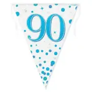 Sparkling Fizz Blue Bunting 90 Party Supplies