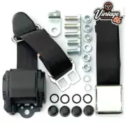 Classic Triumph Front Seat Belt Kit Fully Automatic Chrome Buckle + Fittings (for: Triumph)