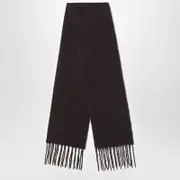 [Destin] Ebony Brown Wool And Cahsmere Scarf One size Brown