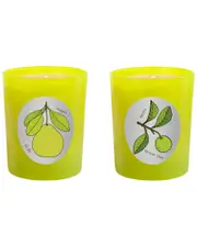 Qualitas Candles Set of 2 Yuzu & Desert Lime Candles