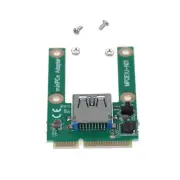 Laptop Mini PCI-e to USB2.0 Adapter Card PCIe Extended USB Interface With Screws