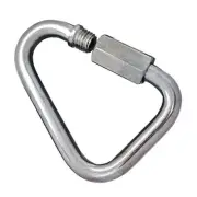 5pc Set- Triangle Quick Link - Delta Chain Link - Zinc Plated - 5/16"