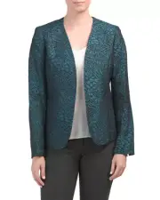 NEW KASPER BLUE BLACK CAREER JACKET BLAZER SIZE 6 $129