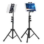 Portable Tripod Floor Tablet Stand Holder Carrying for iPad 4.7-12.9 inch Height